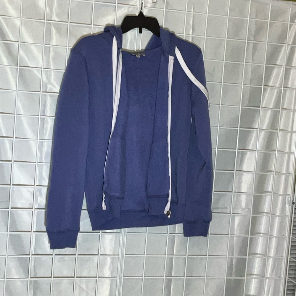 Women's Blue Zip-Up Hoodie
